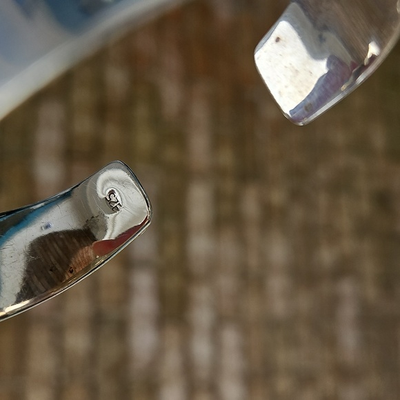 Sterling Silver Wave Cuff Bracelet - Picture 4 of 6